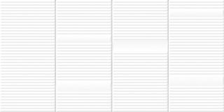 Harmony Beat настенная плитка White 20*40*10.3