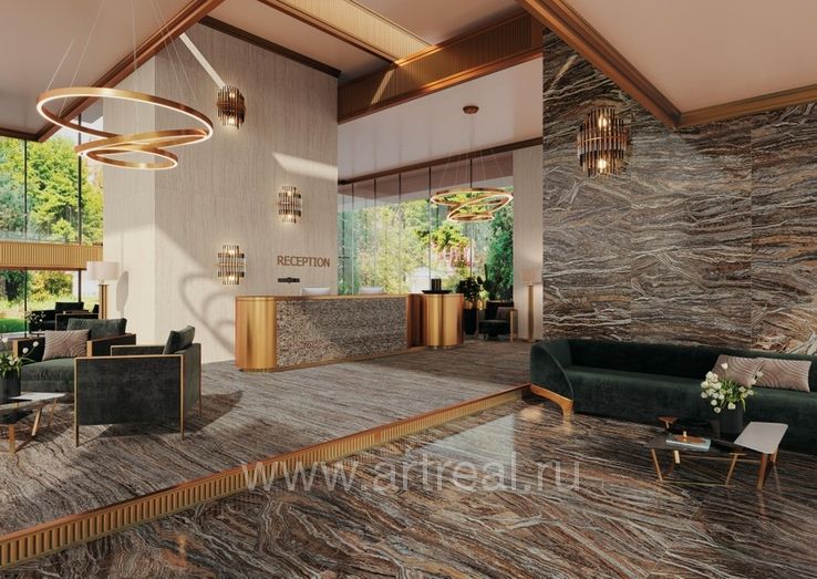 Керамогранит Atlas Concorde Russia Epos в интерьере