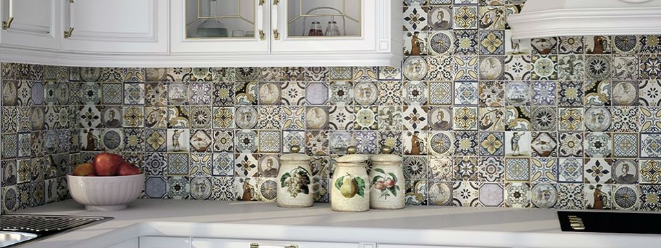 Керамическая плитка Monopole ceramica Antique в интерьере