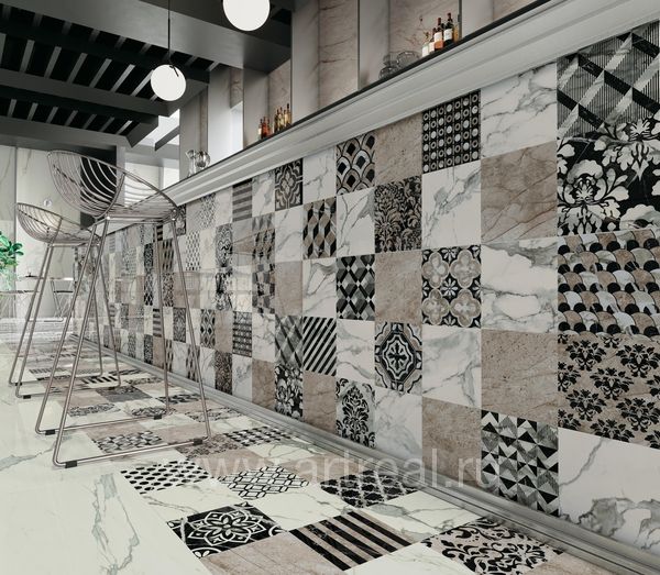 Керамогранит Atlas Concorde Russia Empire в интерьере