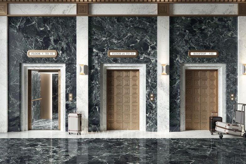 Керамогранит FMG Marmi в интерьере