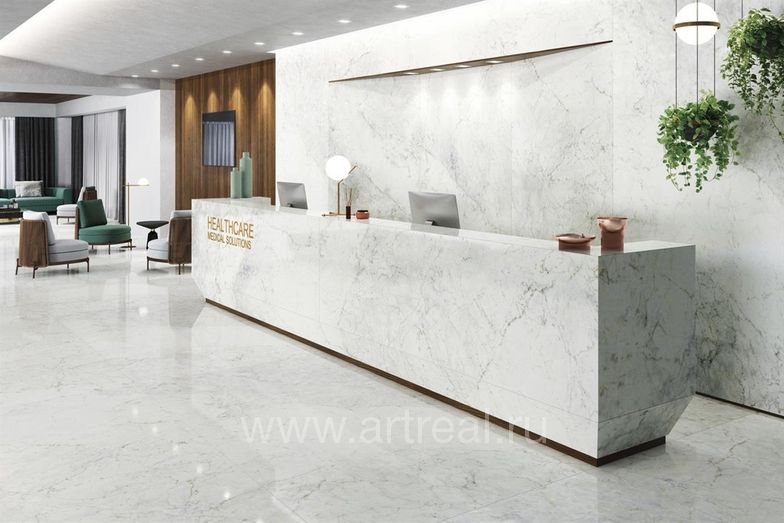 Керамогранит FMG Marmi в интерьере