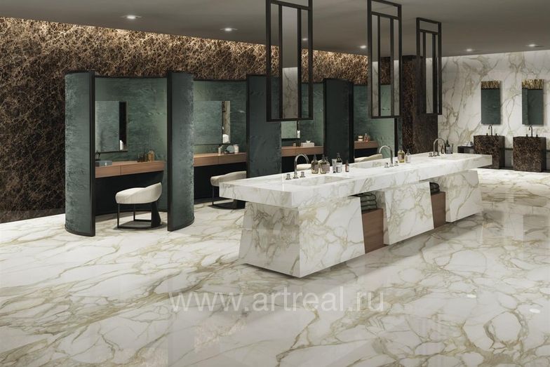 Керамогранит FMG Marmi в интерьере