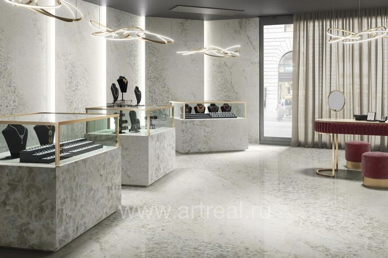 Керамогранит FMG Marmi в интерьере