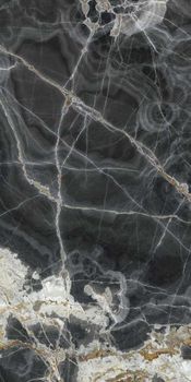 FMG Marmi керамогранит Black Onyx Lucidato 150*300*6