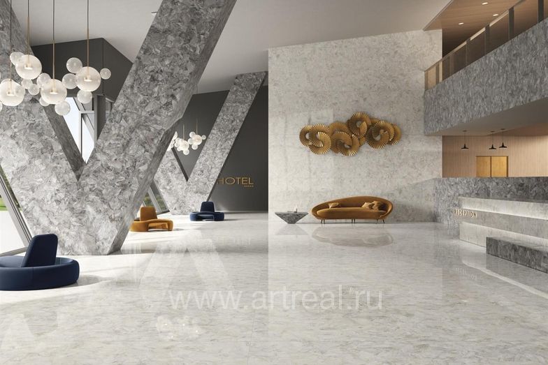 FMG Pietre e Metalli Керамогранит FMG Pietre e Metalli в интерьере