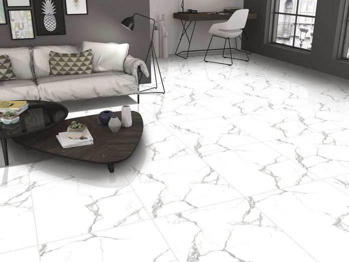 Керамогранит Italica Tiles White Soul в интерьере