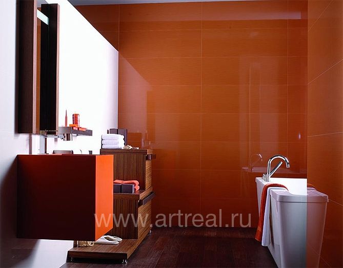 Интерьер коллекции керамической плитки Line фабрики Venis (Испания)