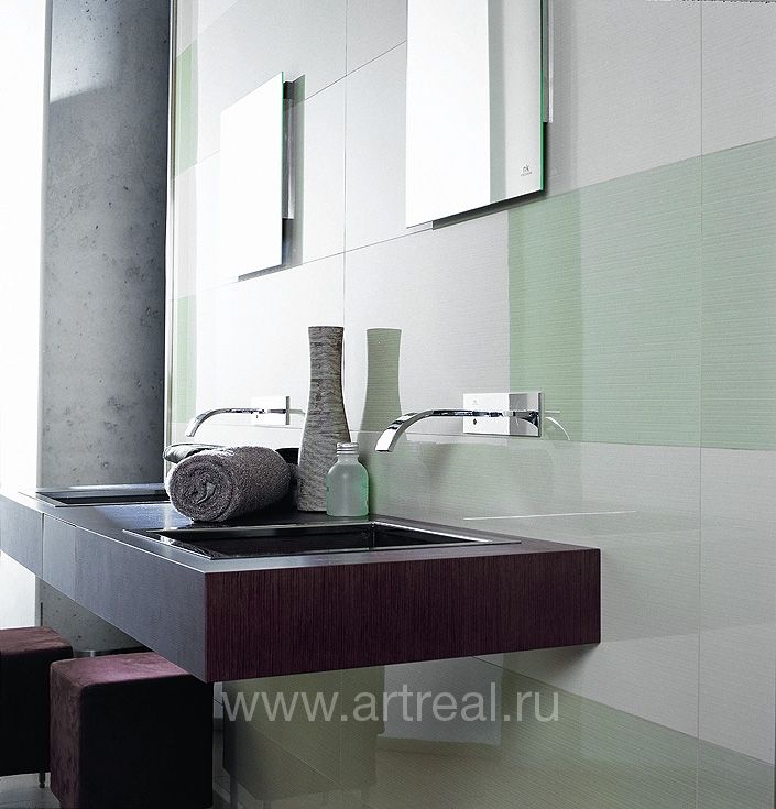 Интерьер коллекции керамической плитки Line фабрики Venis (Испания)