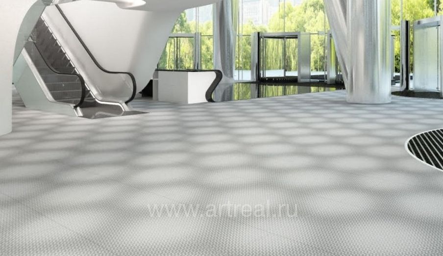 Керамогранит Laminam Russia Dots в интерьере