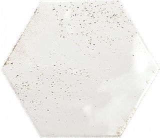 Ribesalbes Hope настенная плитка Hex White Glossy 15*17.3