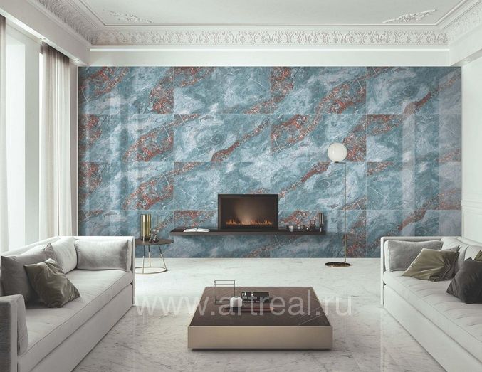 Керамогранит Bluezone Nebula Series в интерьере