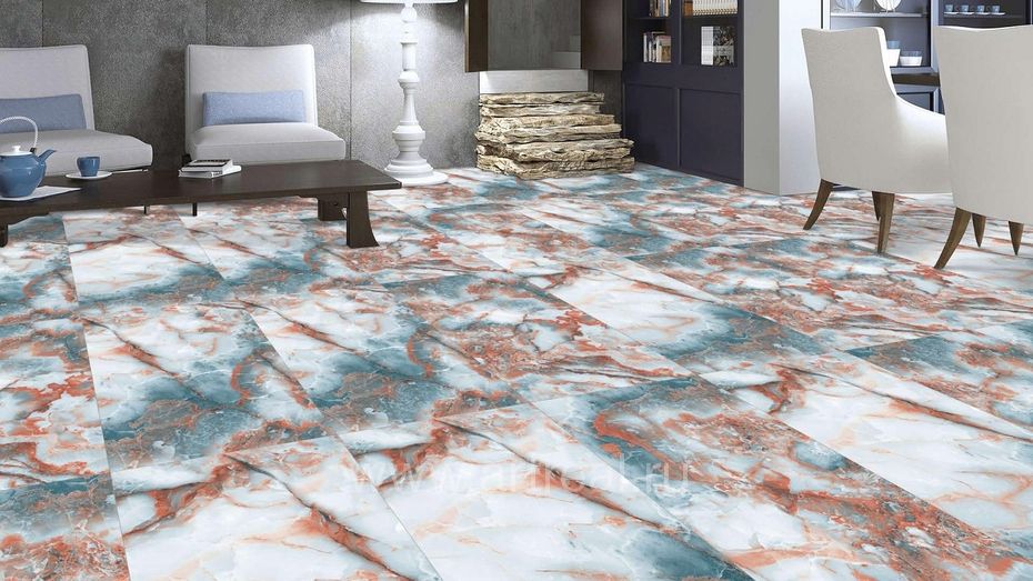 Керамогранит Bluezone Onyx Nebula в интерьере