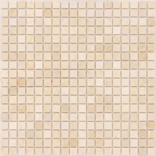 LeeDo Caramelle Pietrine 7 mm мозаика Botticino POL 15x15x7 30.5*30.5*7