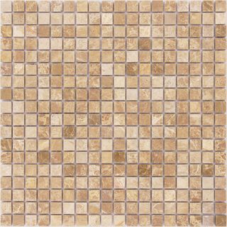 LeeDo Caramelle Pietrine 7 mm мозаика Emperador Light POL 15x15x7 30.5*30.5*7