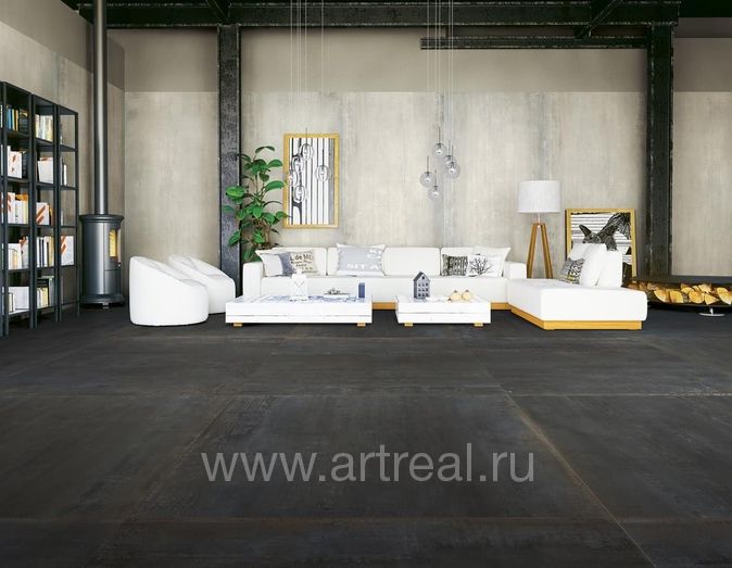 Ava Metal Керамогранит Ava Metal в интерьере