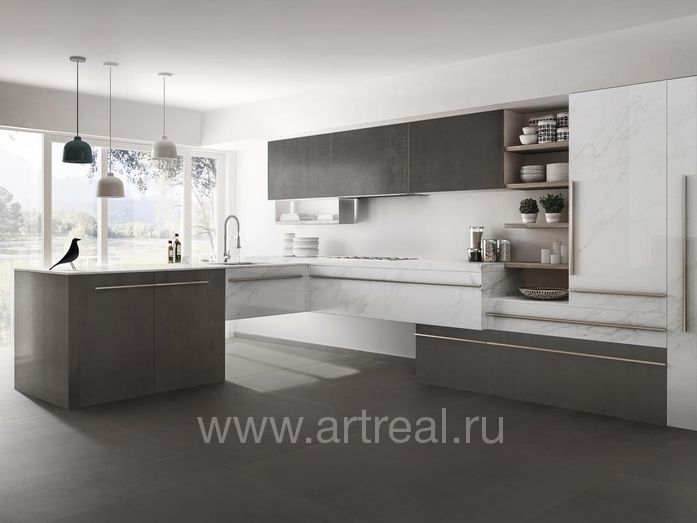 Ava Metal Керамогранит Ava Metal в интерьере