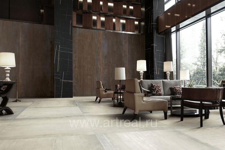 Ava Metal Керамогранит Ava Metal в интерьере