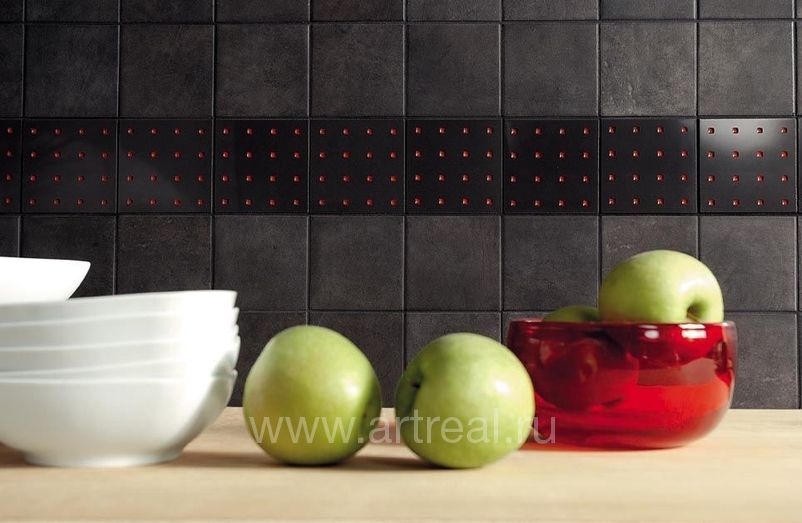 Керамогранит Atlas Concorde Cementi 10x10 в интерьере