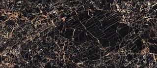 Gardenia (Versace) MaximVS керамогранит Black & Gold Lux Rett 120*280*6