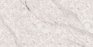 Gardenia (Versace) MaximVS керамогранит Statuario White Megabarocco Lux Rett 120*280*6