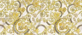 Gardenia (Versace) MaximVS декор Megabarocco Bianco/Nero/Oro Lux 120*280*6