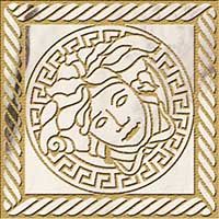 Gardenia (Versace) MaximVS вставка Angolo Greca Sabbiato Panda/Oro 10*10*6