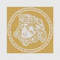 Gardenia (Versace) MaximVS вставка Angolo Lux Bianco/Oro 10*10*6