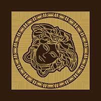 Gardenia (Versace) MaximVS вставка Angolo Lux Brown/Oro 10*10*6