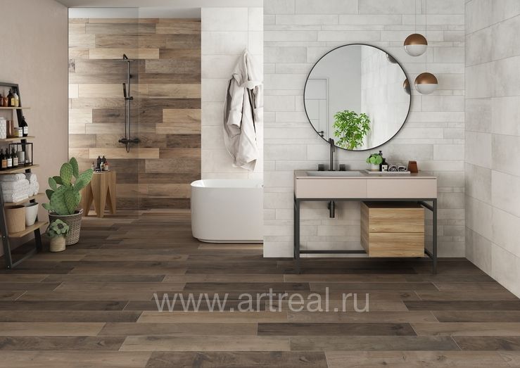 Керамогранит Rondine Aspen в интерьере