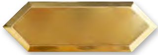 Monopole Cupidon настенная плитка Gold Bisel 10*30