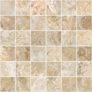 Fioranese Nu_Travertine Controfalda мозаика Mosaico Walnut Naturale-Rettificato 30*30