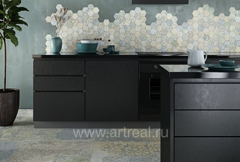 Керамогранит Aparici Bohemian в интерьере