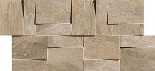 Rex Ardoise мозаика Modulo Muretto 3d Ecru 30*30