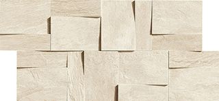 Rex Ardoise мозаика Modulo Muretto 3D Ivoire 30*30