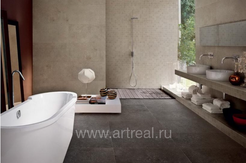 Керамогранит Rex Pietra Del Nord в интерьере