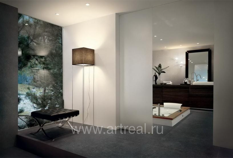 Керамогранит Rex Pietra Del Nord в интерьере