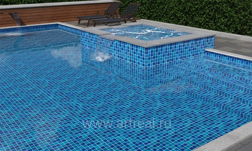 Мозаика Star mosaic 48-48 в интерьере