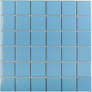 Star mosaic 48-48 Light Blue Glossy 48х48