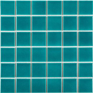 Star mosaic 48-48 Crackle Green Glossy 48х48