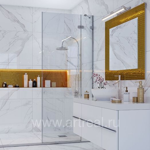 Мозаика Star mosaic Metall в интерьере