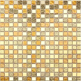 Star mosaic Metall мозаика Mix Gold 15x15 30*30*6