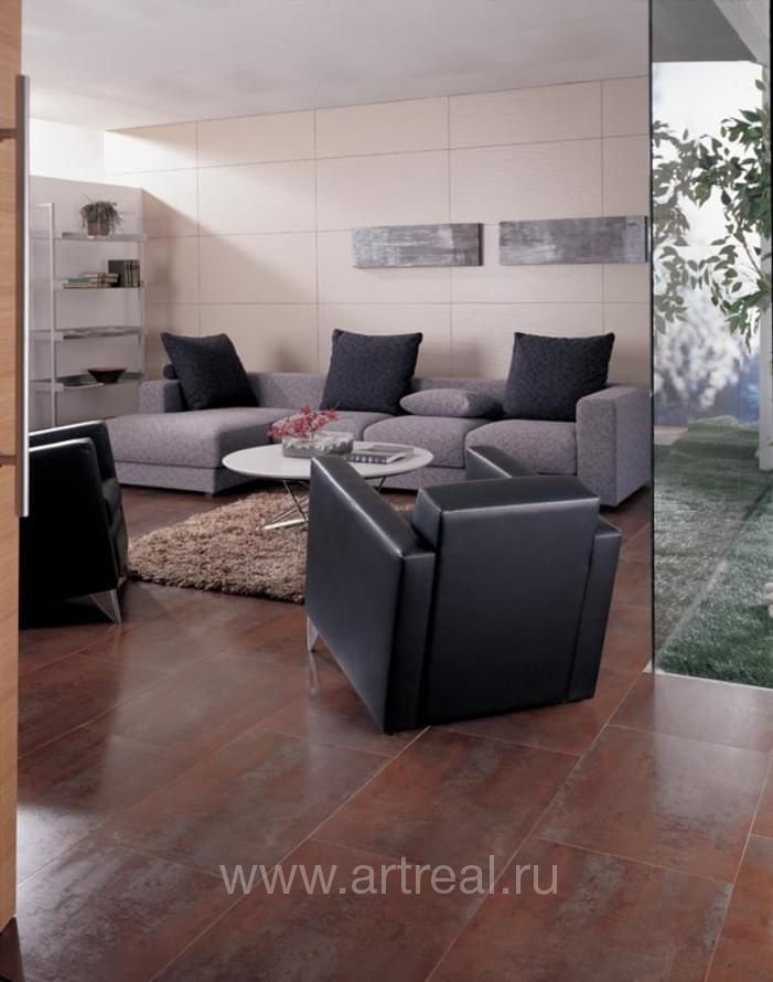 Керамогранит Porcelanosa Ferroker в интерьере