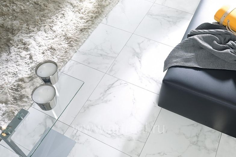 Керамогранит Porcelanosa Carrara в интерьере