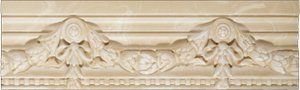 Newker Imperium бордюр Moldura Garland Cream 29.5*9