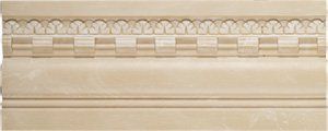 Newker Imperium бордюр Zocalo Garland Cream 29.5*12