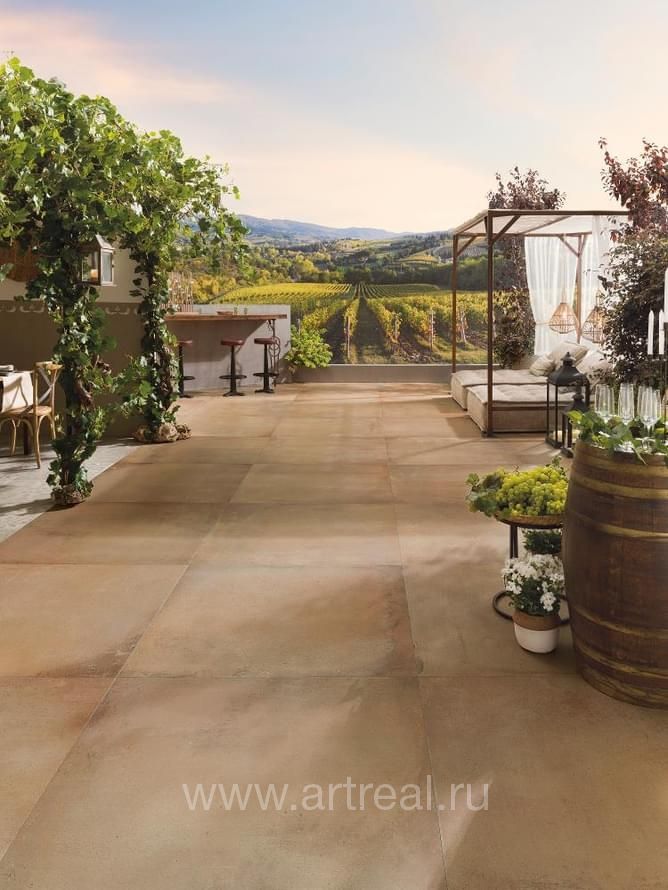 Porcelanosa Cotto Керамогранит Porcelanosa Cotto в интерьере