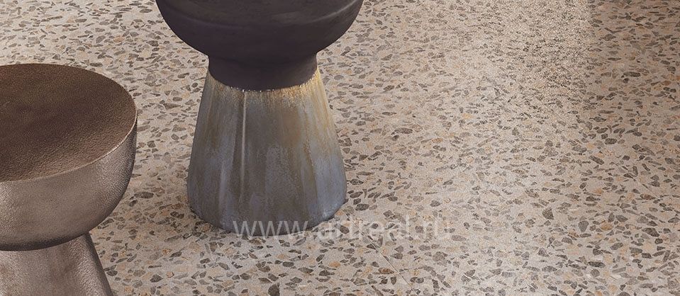 Керамогранит Vitra Rus Terrazzo-X в интерьере