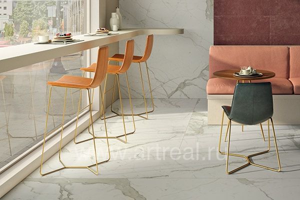 Керамогранит FMG STYLE Marble Active в интерьере