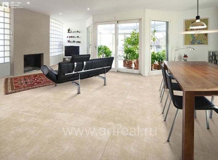 Керамогранит Idalgo Stone Cement в интерьере